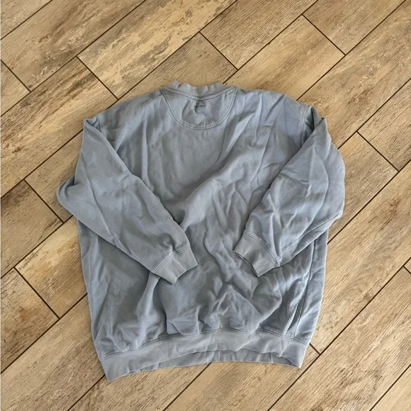 Anine Bing Blue Sweatshirt with Cream Logo - Picture 5 of 5